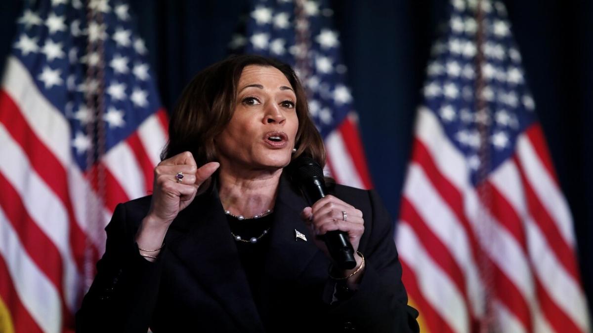 US vice president Kamala Harris